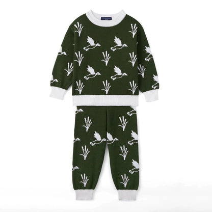 Mallard Duck Knit Jogger Pants