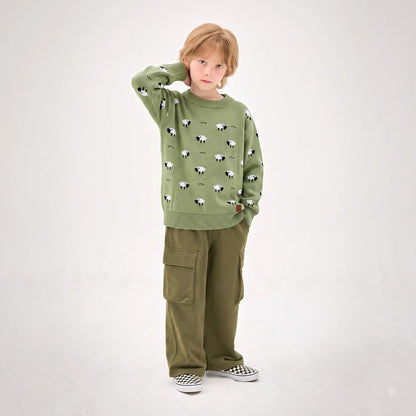 Sheep Countryside Knit Kids Sweater