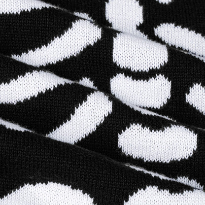 Skeleton Halloween Long Sleeve Knit Baby Romper