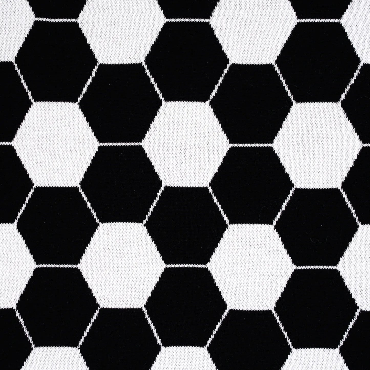 Soccer Jacquard Knit Baby Blanket