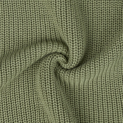 Baby Knit Romper Snap Closure in Sage Green