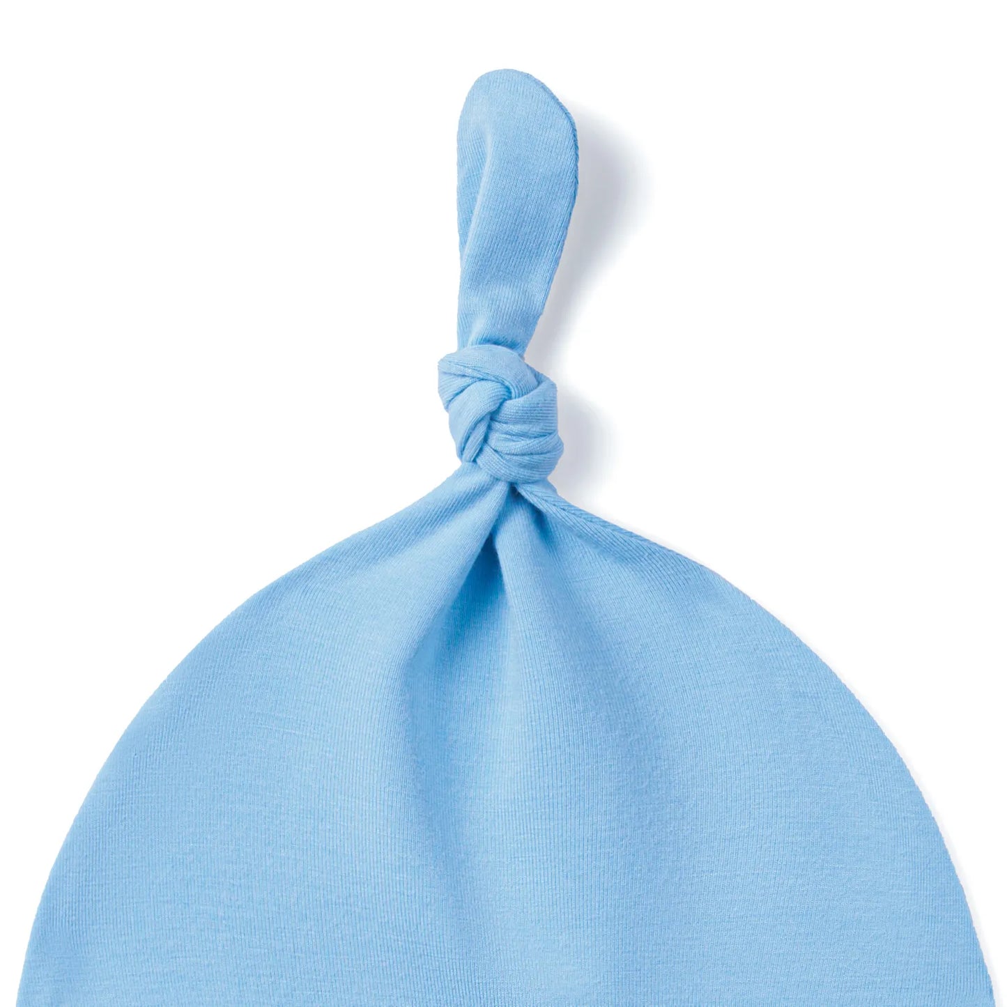 Baby Knotted Cap in Blue Bell