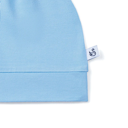 Baby Knotted Cap in Blue Bell