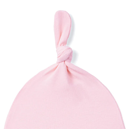 Baby Knotted Cap in Mary Rose