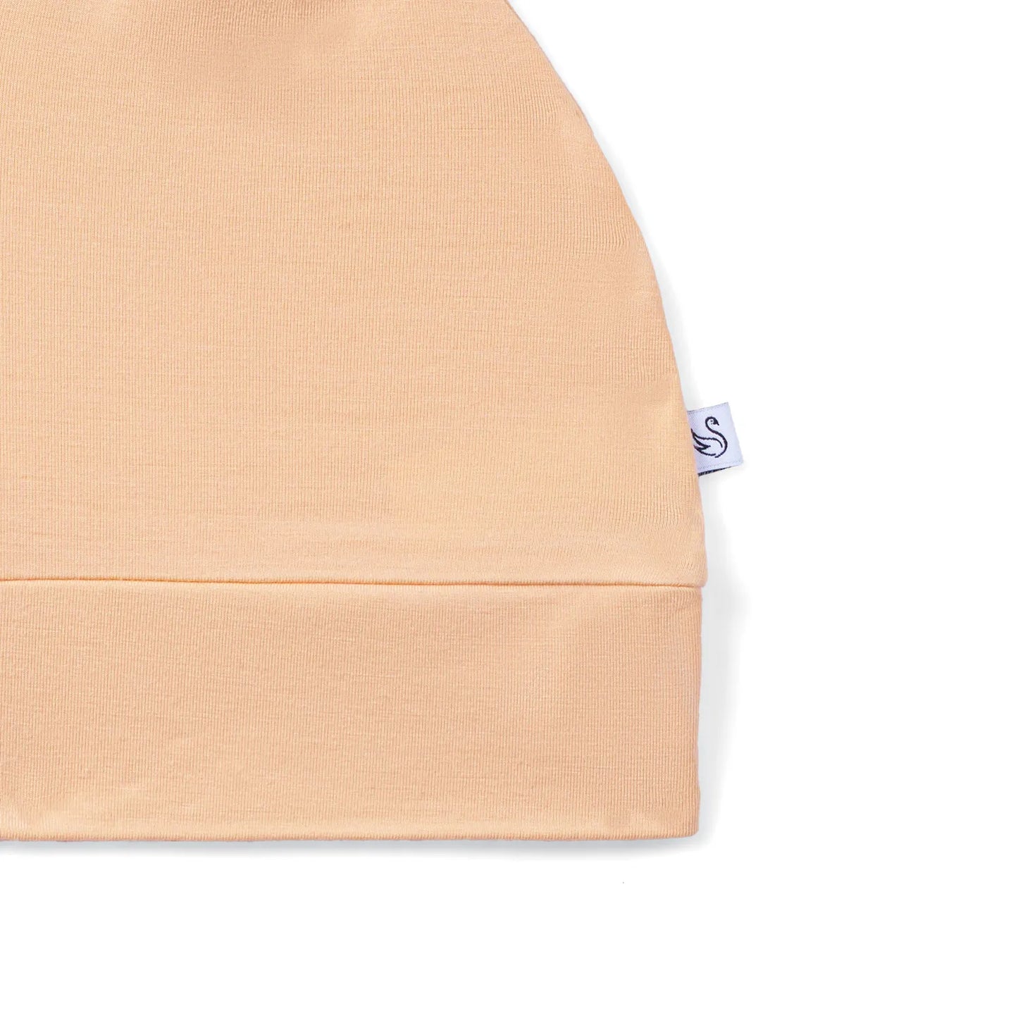 Baby Knotted Cap in Peach Fuzz