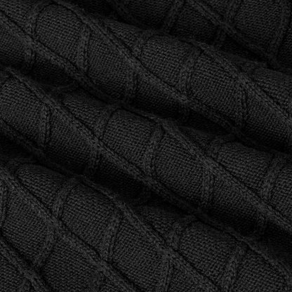 Cable Knit Baby Sleep Sack in Black