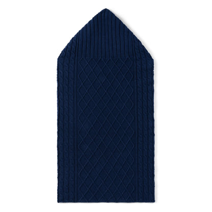 Cable Knit Baby Sleep Sack in Navy