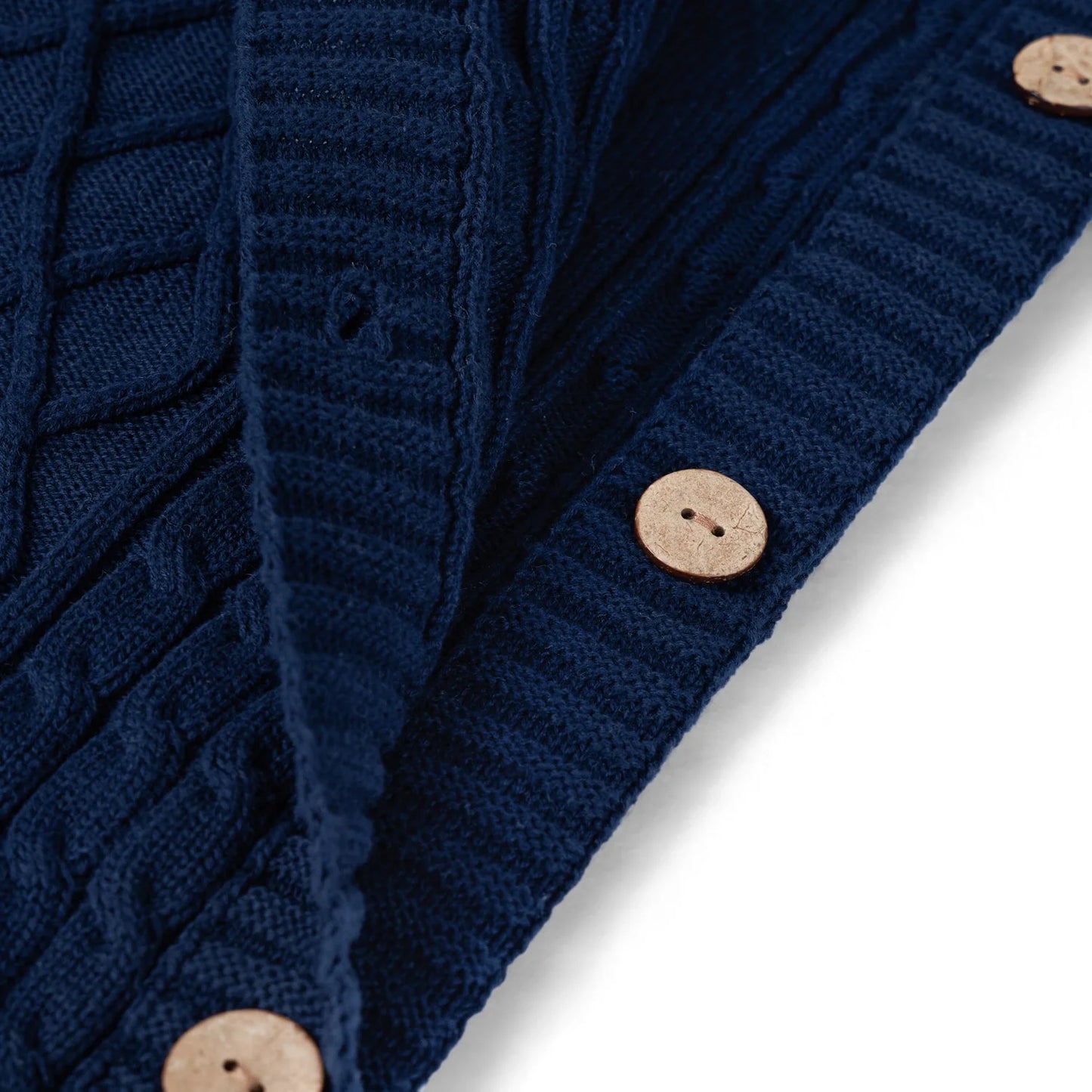 Cable Knit Baby Sleep Sack in Navy