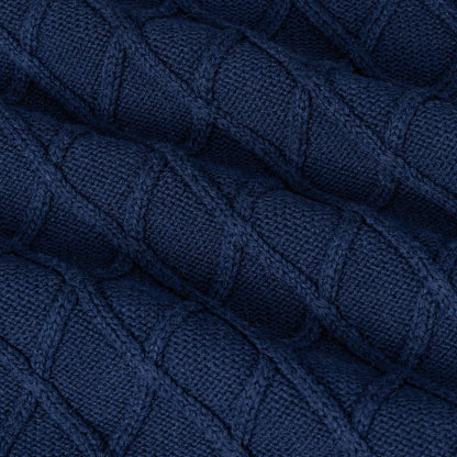 Cable Knit Baby Sleep Sack in Navy