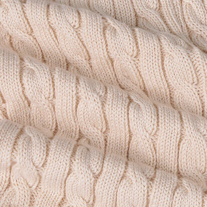 Cable Knit Short in Beige