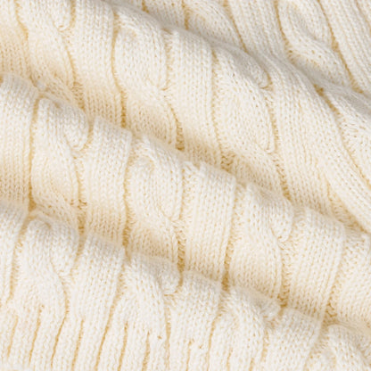 Cable Knit Short in Cream