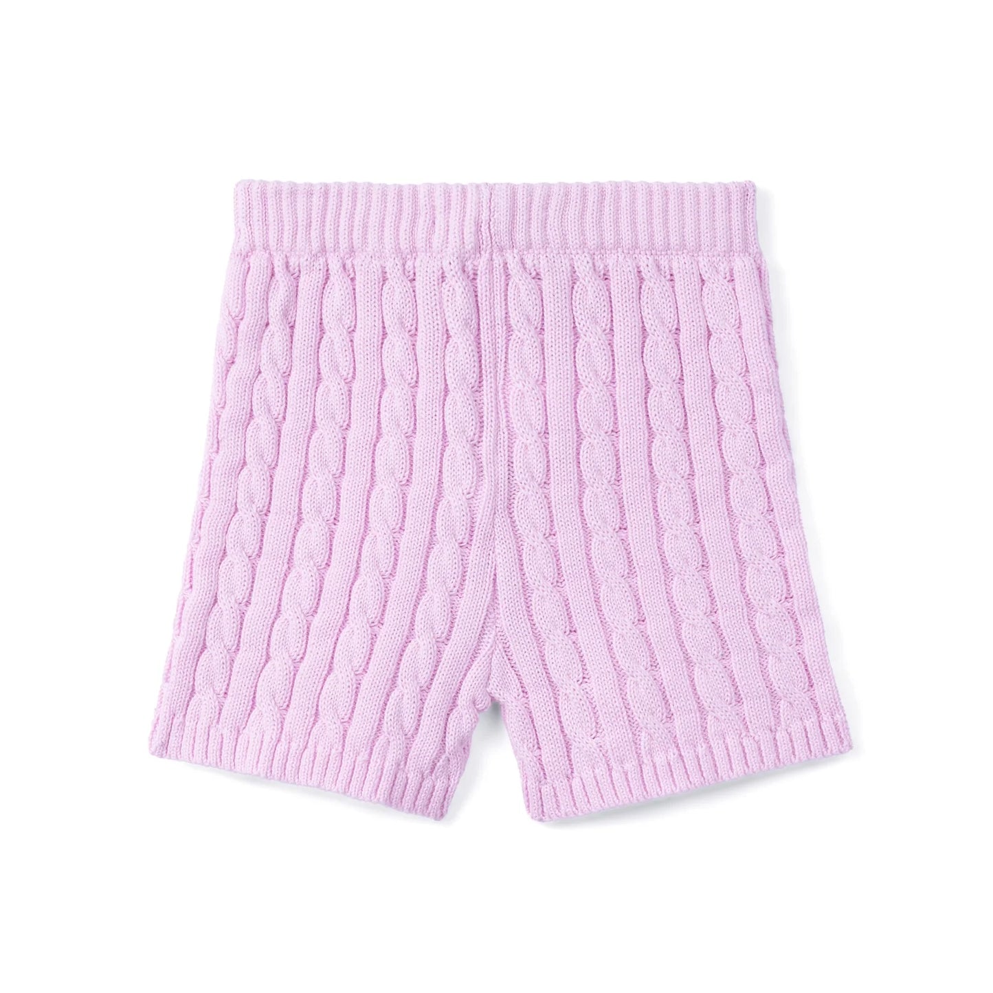 Cable Knit Short in Lilac