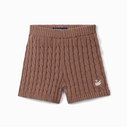 Cable Knit Short in Mocha