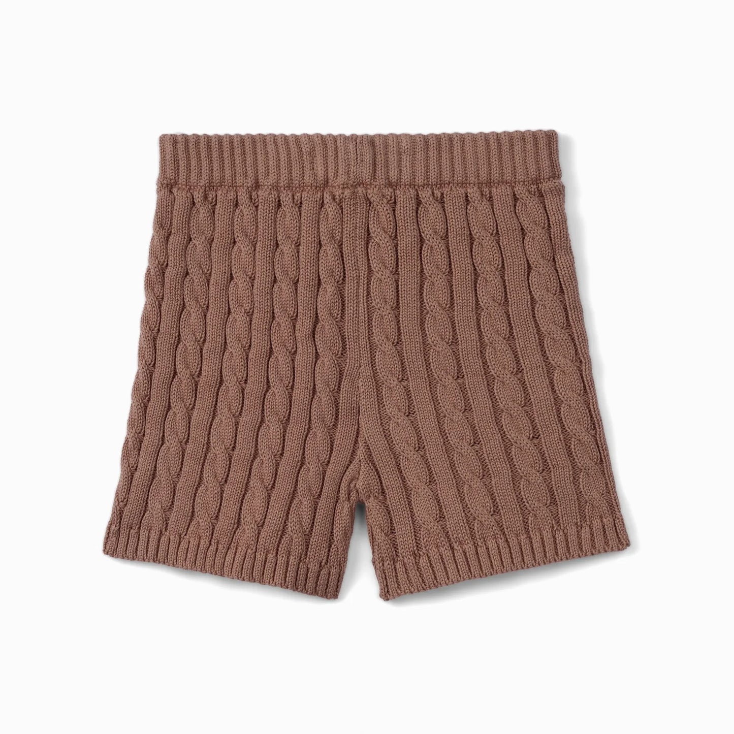 Cable Knit Short in Mocha
