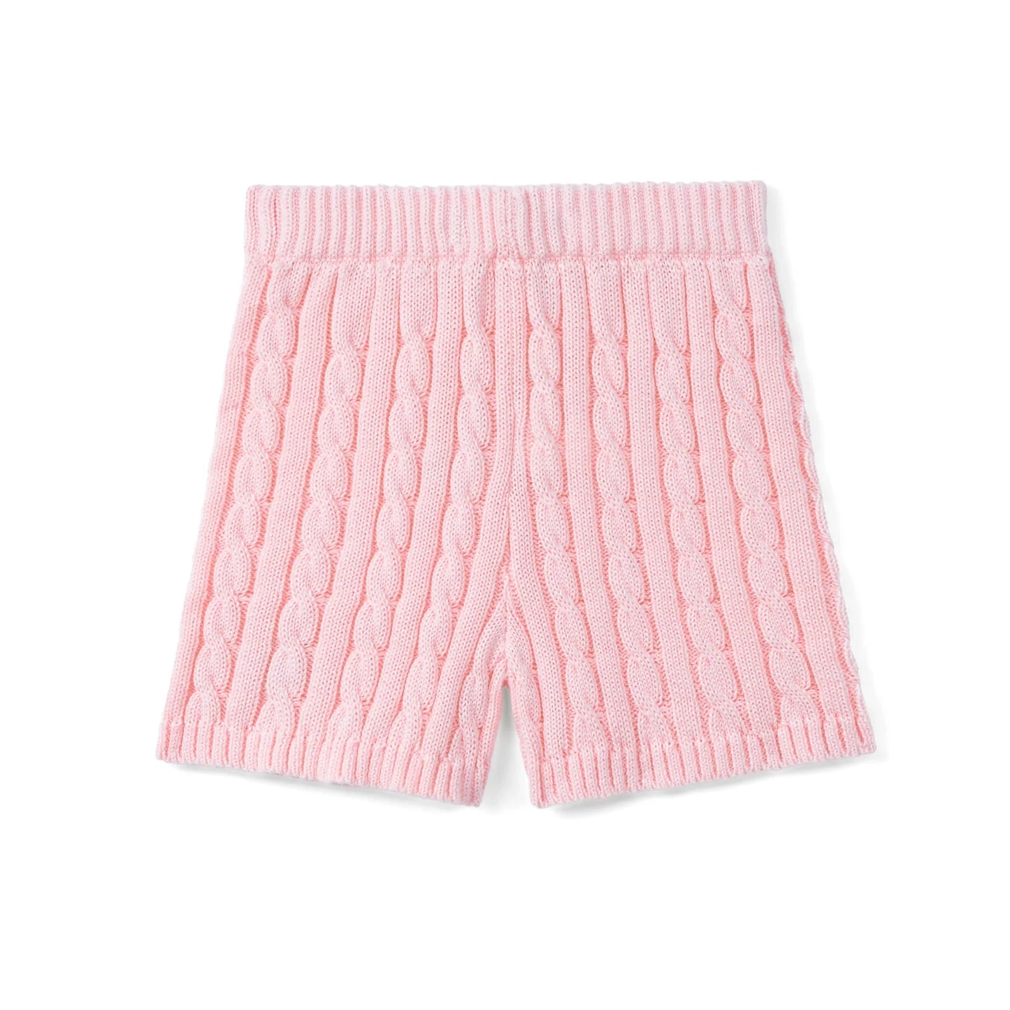 Cable Knit Short in Pink