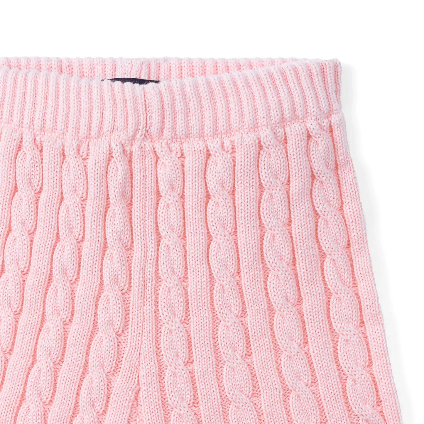 Cable Knit Short in Pink