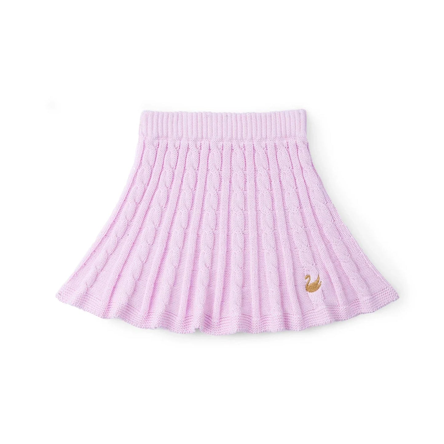 Cable Knit Skirts in Lilac