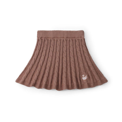 Cable Knit Skirts in Mocha