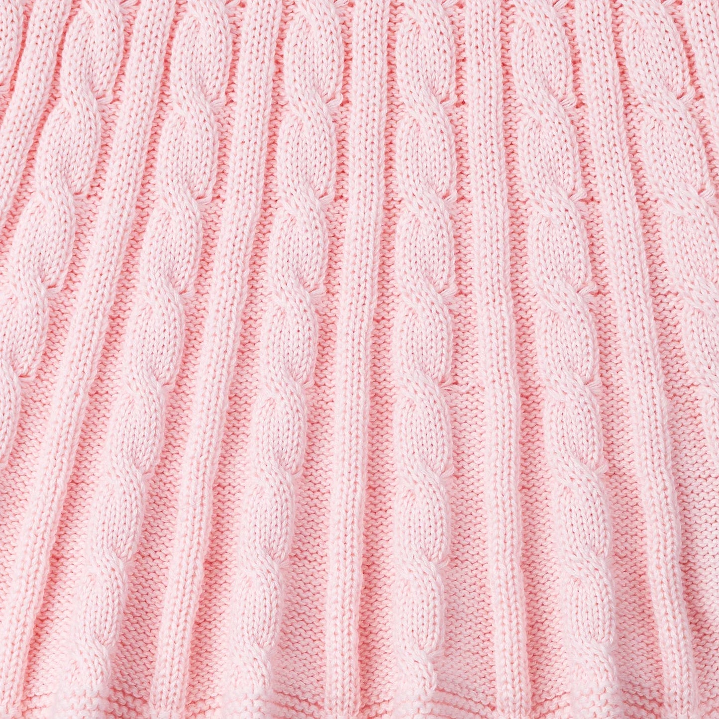 Cable Knit Skirts in Pink