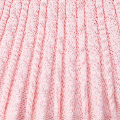 Cable Knit Skirts in Pink