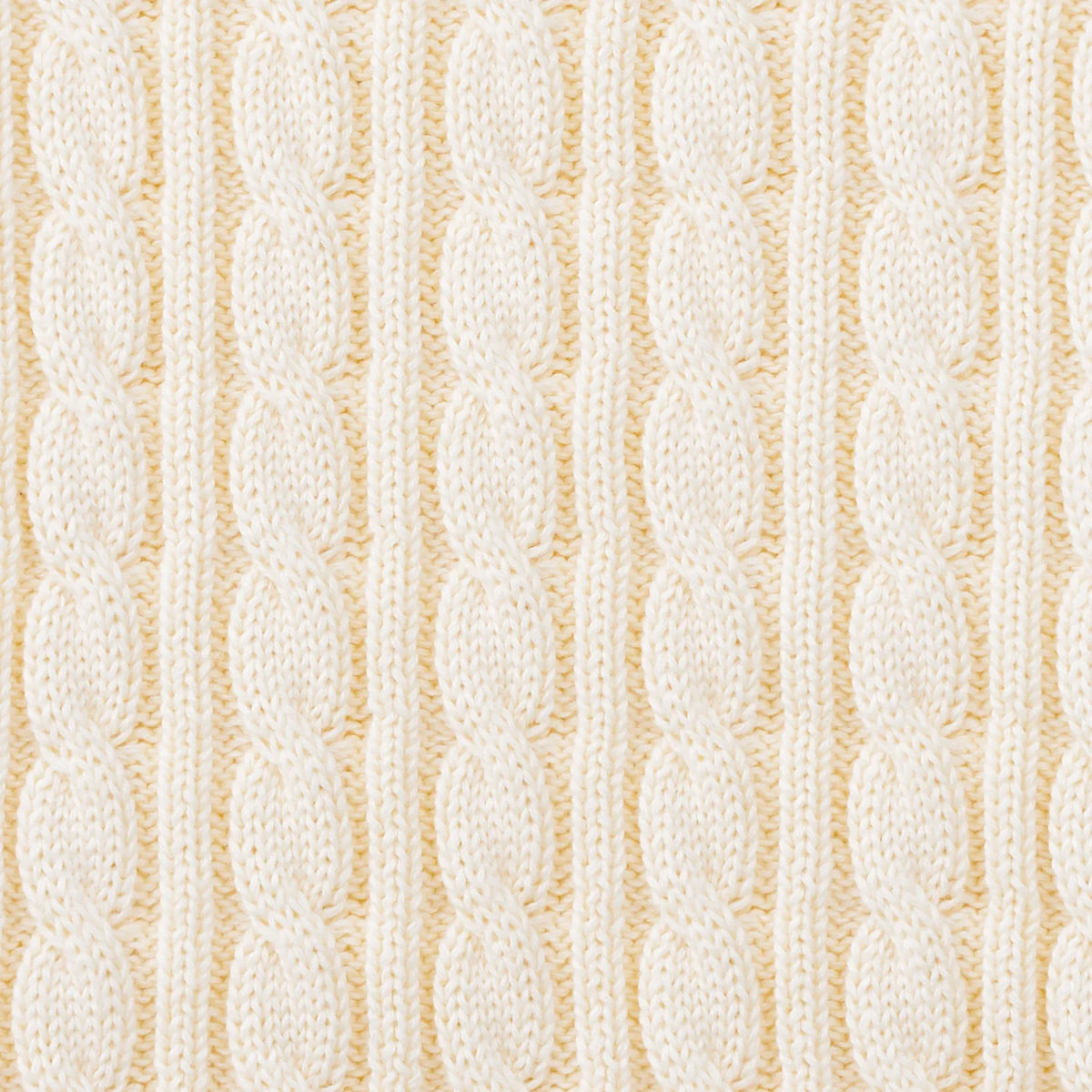 Classic Cable Knit Toddler Sweater – Cream