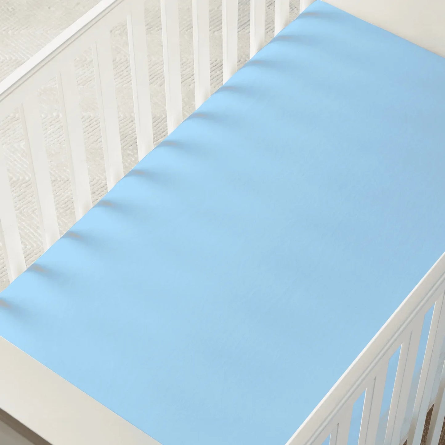 Bamboo Crib Sheet in Blue Bell