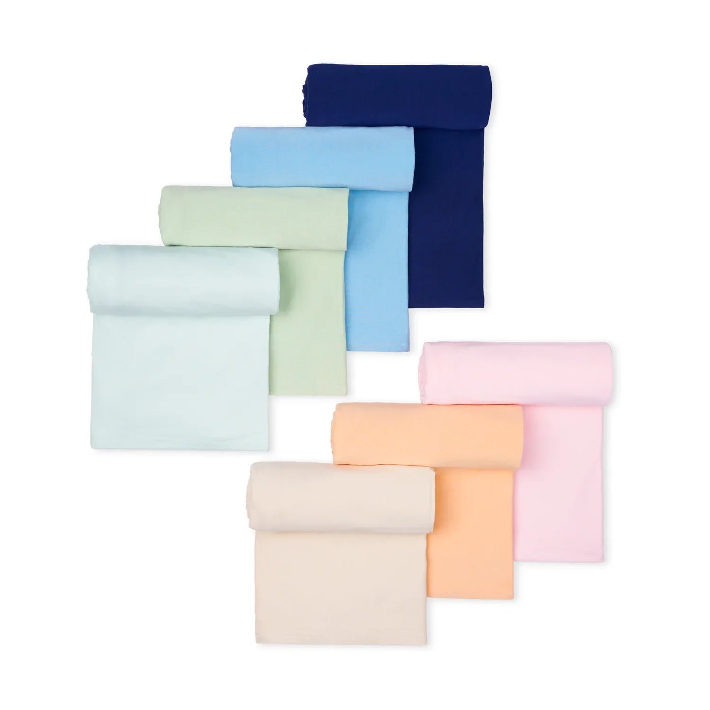 Bamboo Swaddle Blankets in Peach Fuzz