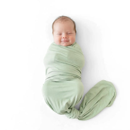 Bamboo Swaddle Blankets in Sage Green