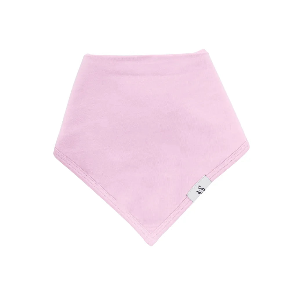 Bamboo Bandana Bib in Pink Tint