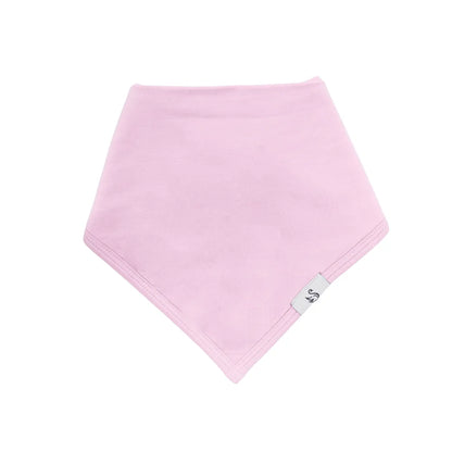 Bamboo Bandana Bib in Pink Tint