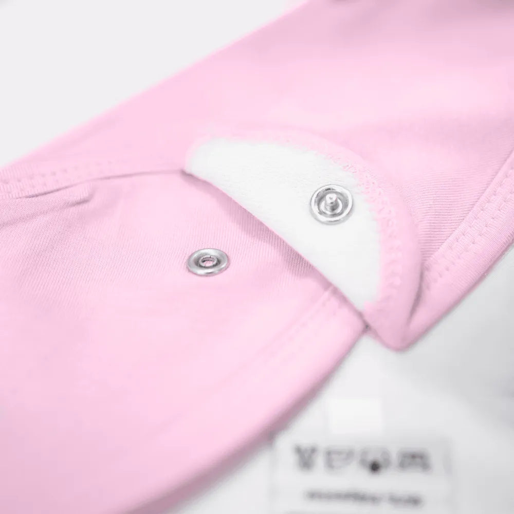 Bamboo Bandana Bib in Pink Tint