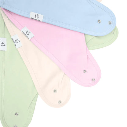 Bamboo Bandana Bib in Pink Tint