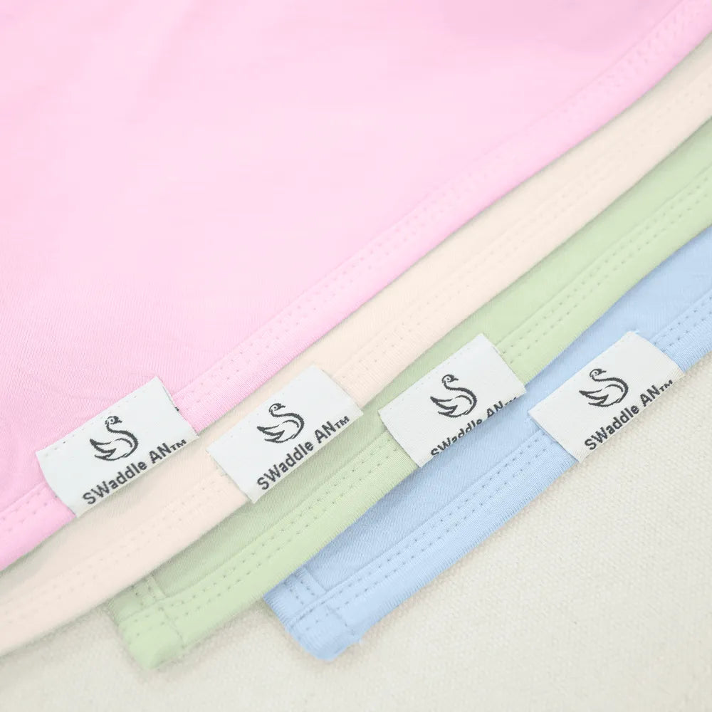 Bamboo Bandana Bib in Pink Tint