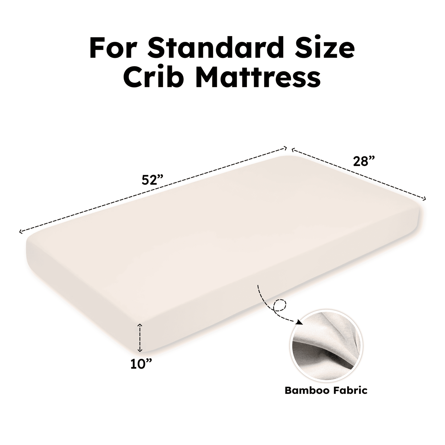 Bamboo Crib Sheet in Mint