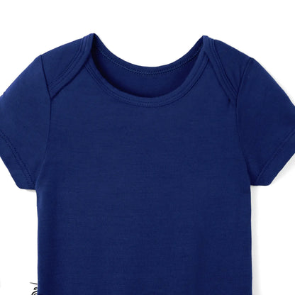 Bamboo Baby Bodysuit in Blue Depths