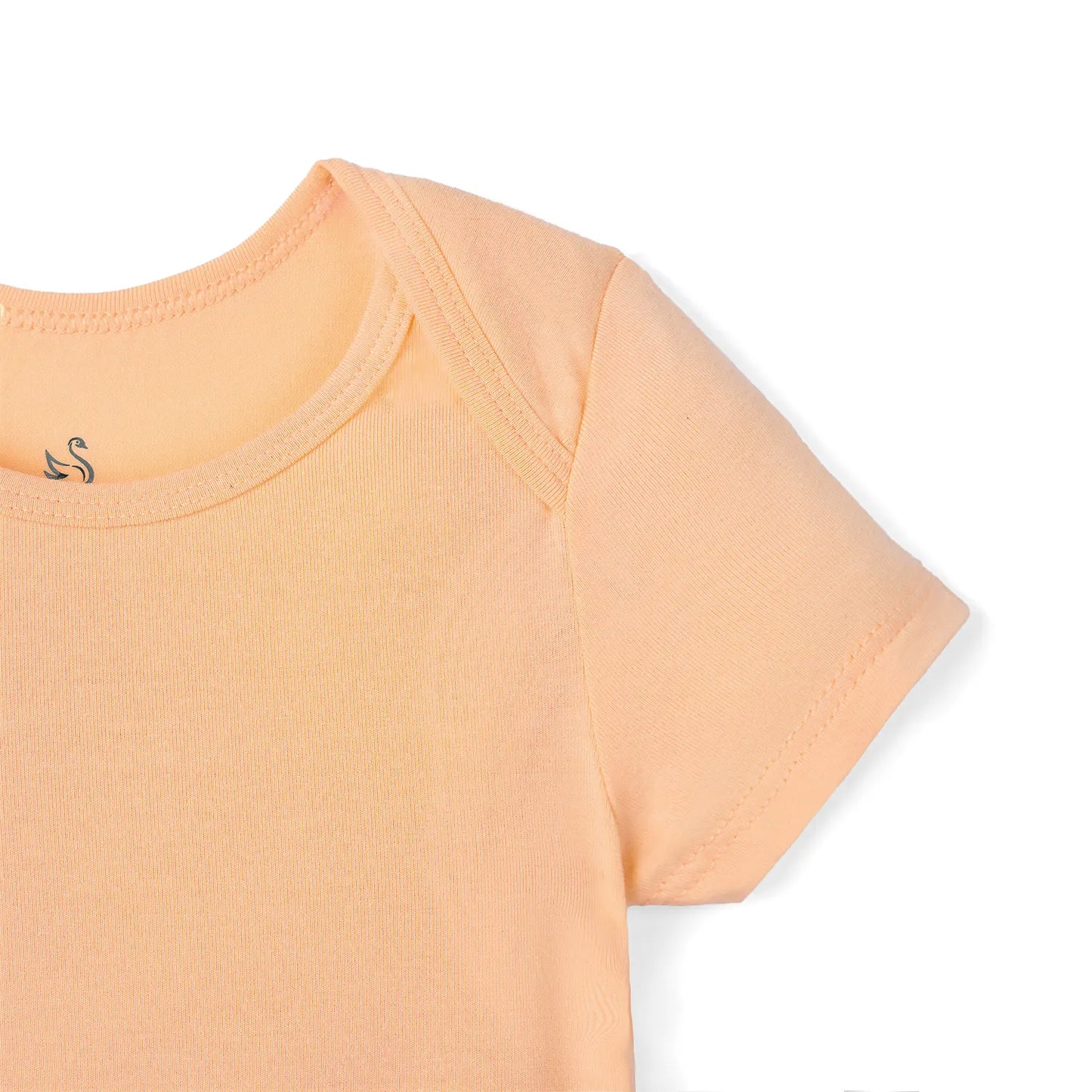 Bamboo Baby Bodysuit in Peach Fuzz