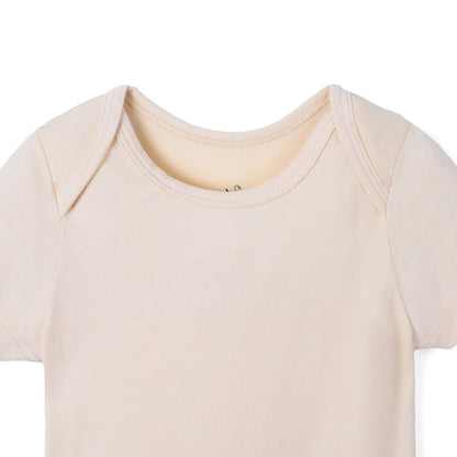 Bamboo Baby Bodysuit in Sand