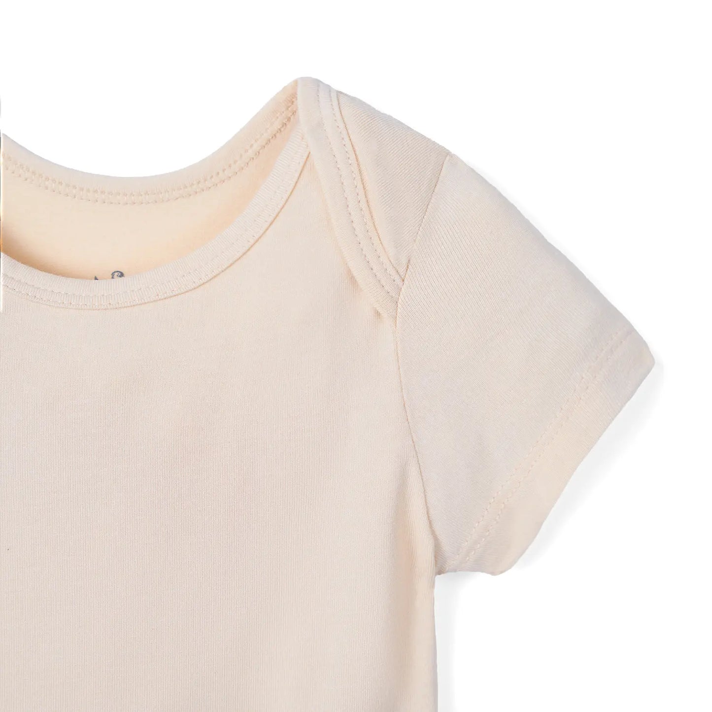 Bamboo Baby Bodysuit in Sand