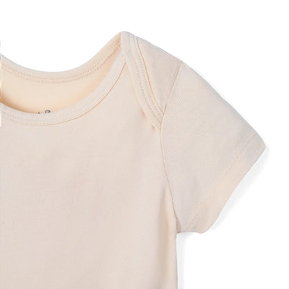 Bamboo Baby Bodysuit in Sand