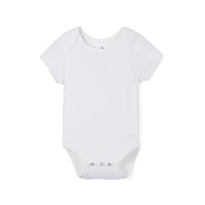Bamboo Baby Bodysuit in White