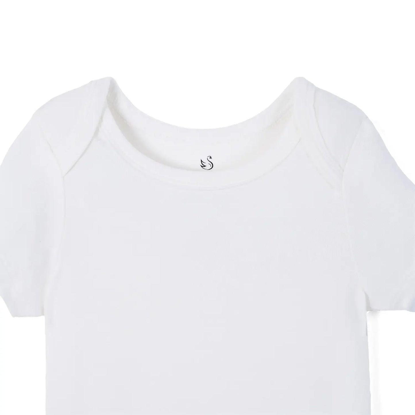 Bamboo Baby Bodysuit in White