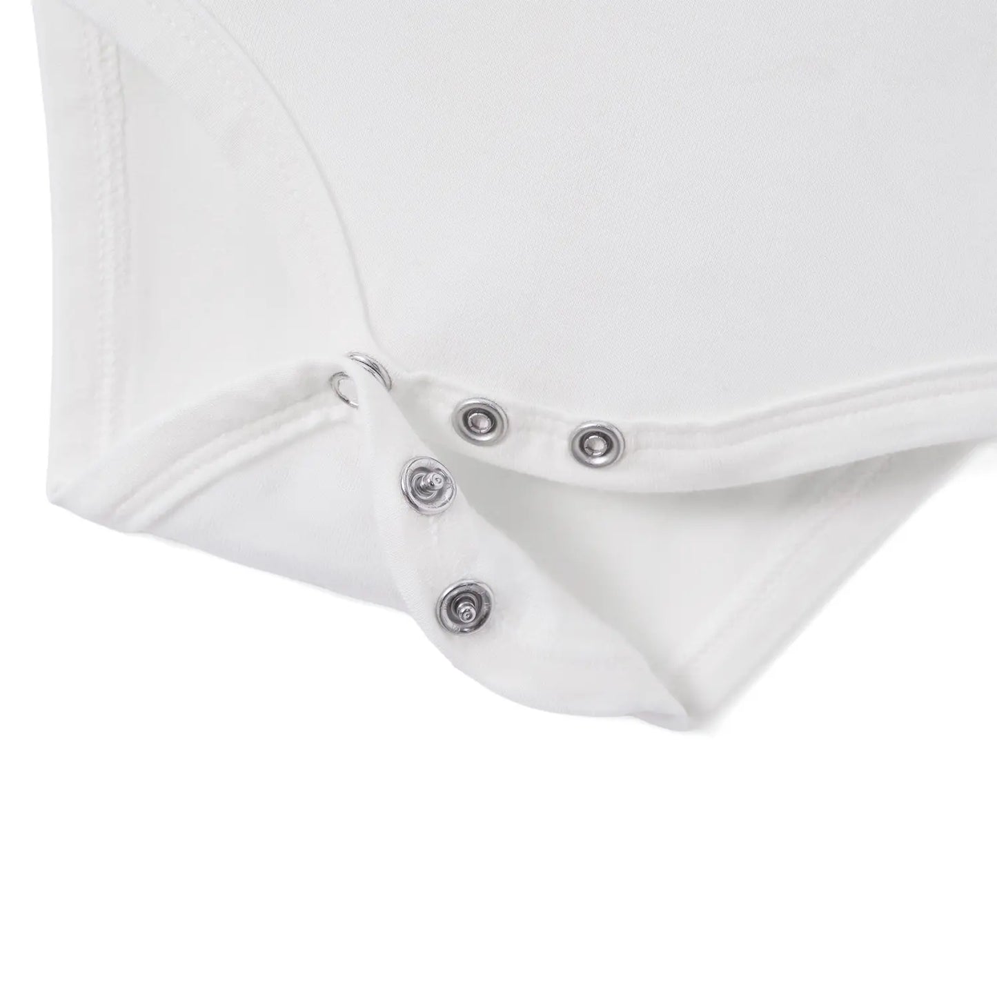 Bamboo Baby Bodysuit in White