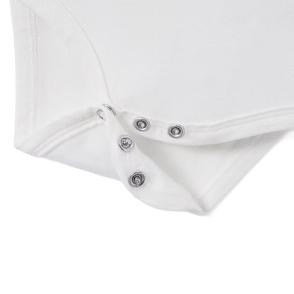 Bamboo Baby Bodysuit in White