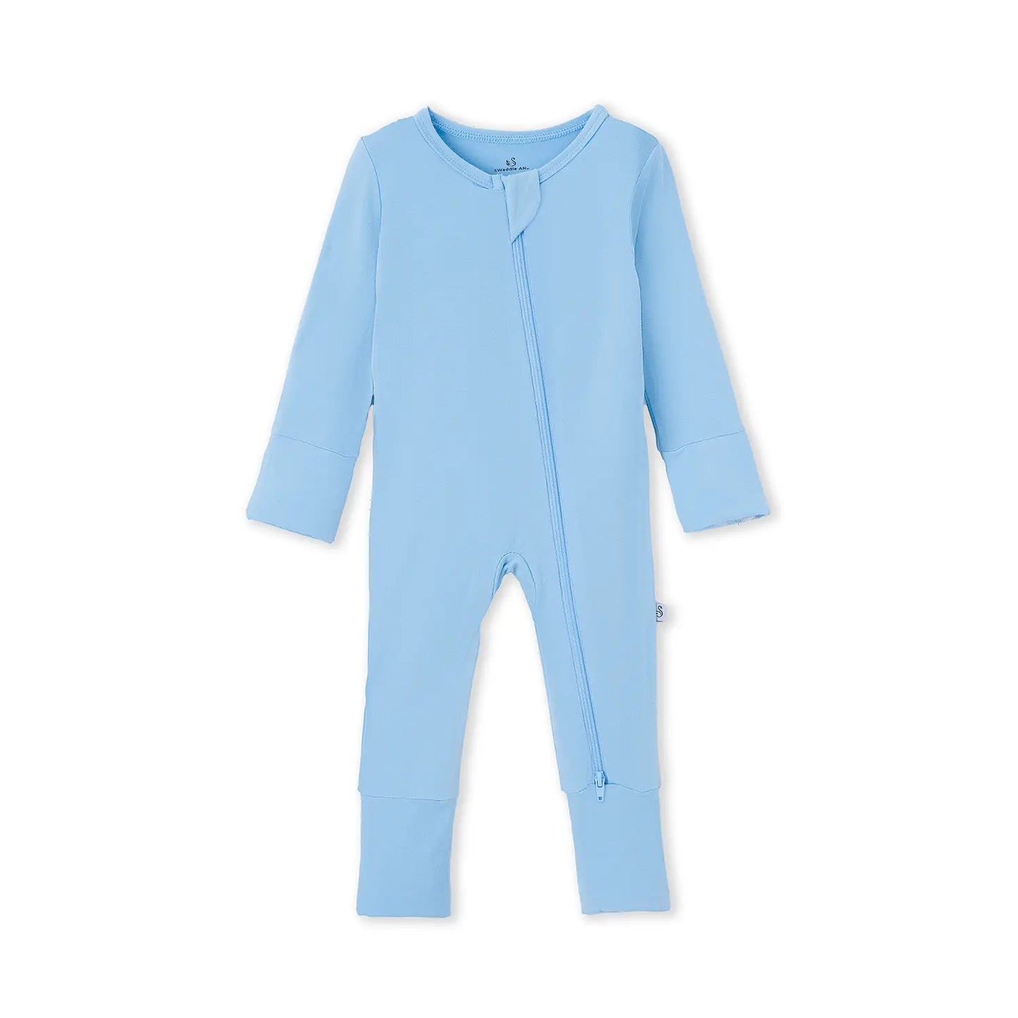 Convertible Footie Pajamas in Blue Bell