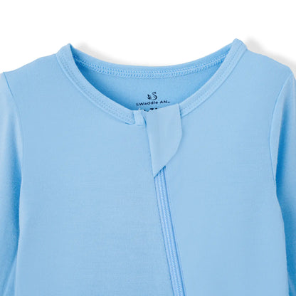 Convertible Footie Pajamas in Blue Bell