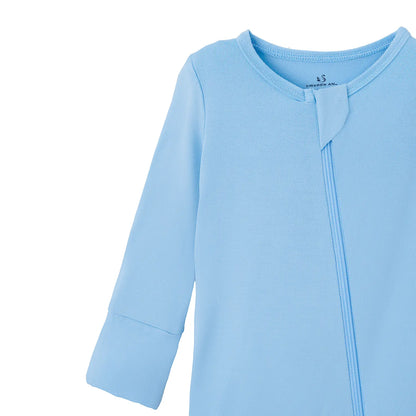 Convertible Footie Pajamas in Blue Bell
