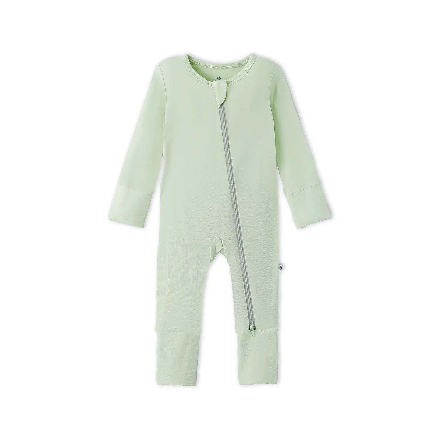 Convertible Footie Pajamas in Sage Green