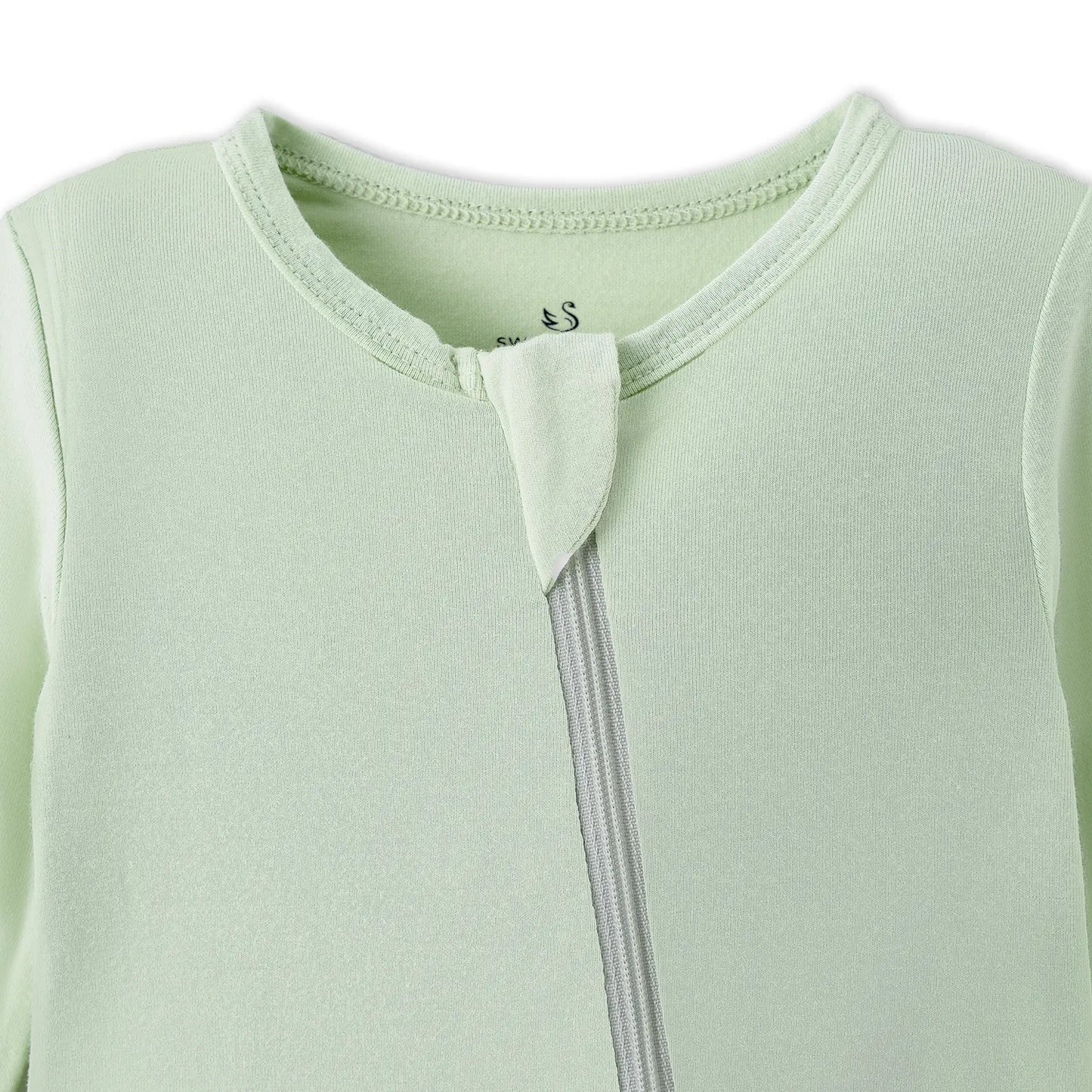 Convertible Footie Pajamas in Sage Green