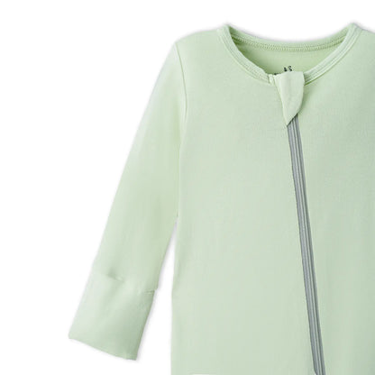 Convertible Footie Pajamas in Sage Green