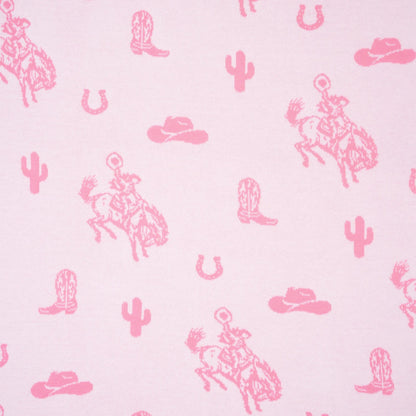 Cowgirl Jacquard Knit Baby Blanket